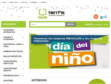 Tablet Screenshot of netfeonline.com.ar
